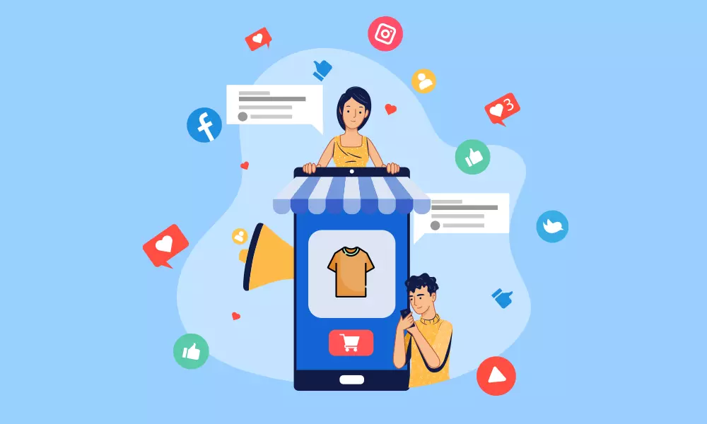 Types of advertising for an online store